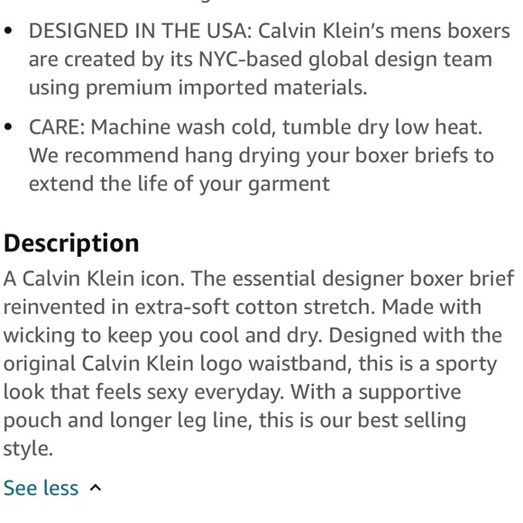 Calvin Klein boxer briefs, medium - Picture 6 of 6